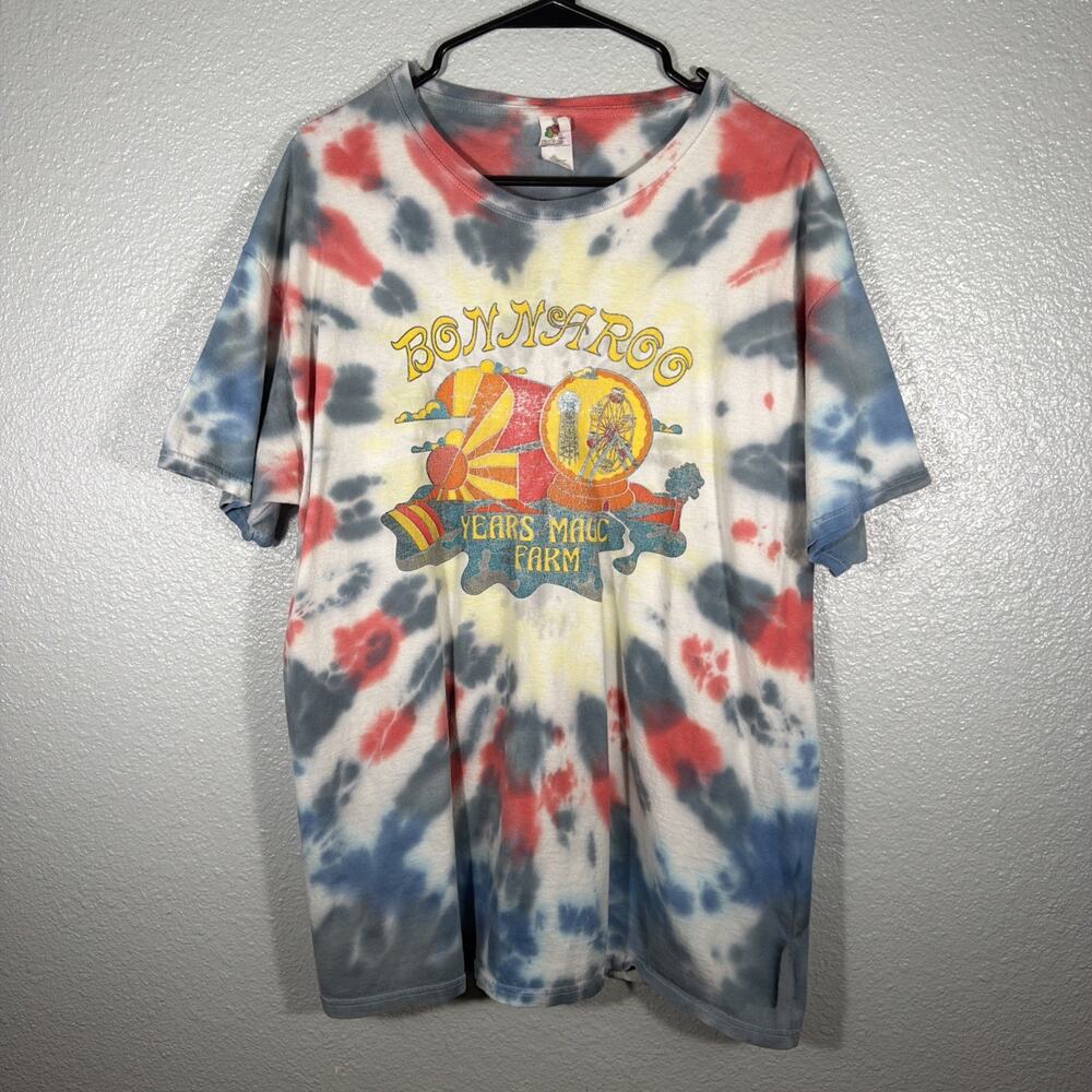 Bonnaroo 2022 20 Years Of Magic On The Farm T-Shirt Men’s Size XL Tie Dye